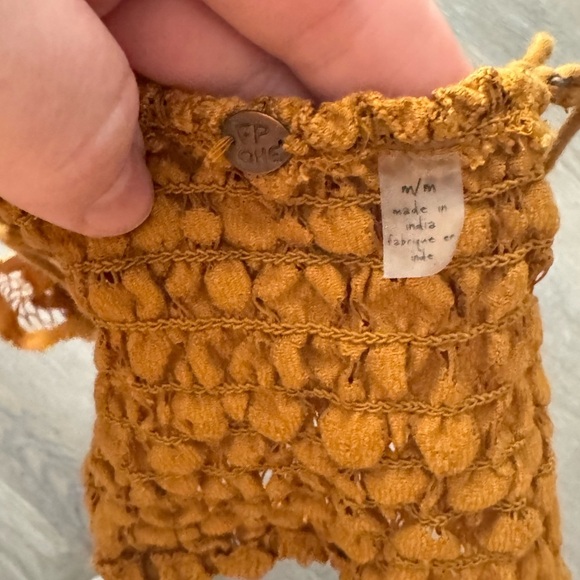 Free People Adella Gold Lace Bralette - Picture 5 of 5